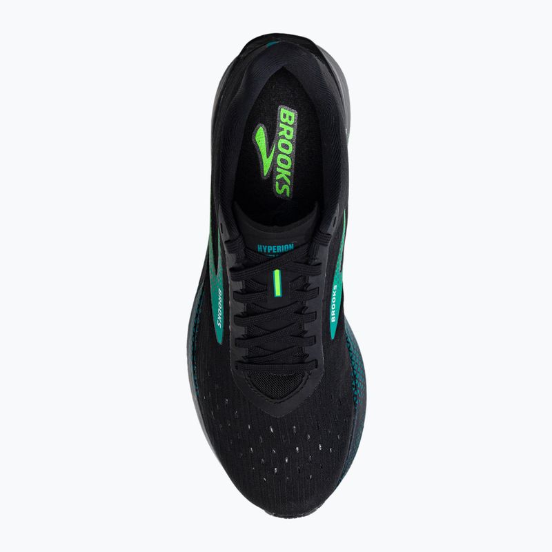 Brooks Hyperion Tempo vyriški bėgimo bateliai juoda/kairė/žalias gekonas 6