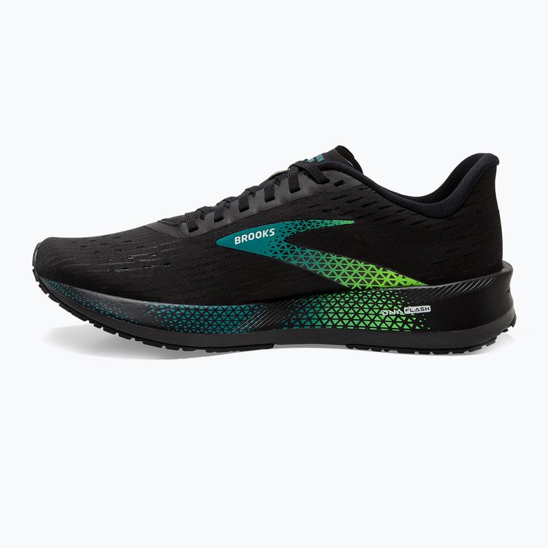 Brooks Hyperion Tempo vyriški bėgimo bateliai juoda/kairė/žalias gekonas 13