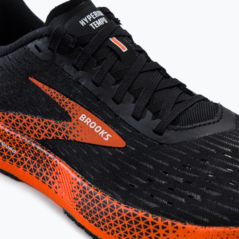 Brooks Hyperion Tempo vyriški bėgimo bateliai juoda/juoda/pilka 8