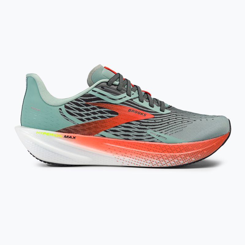 Brooks Hyperion Max vyriški bėgimo bateliai blue surf/cherry/nightlife 2