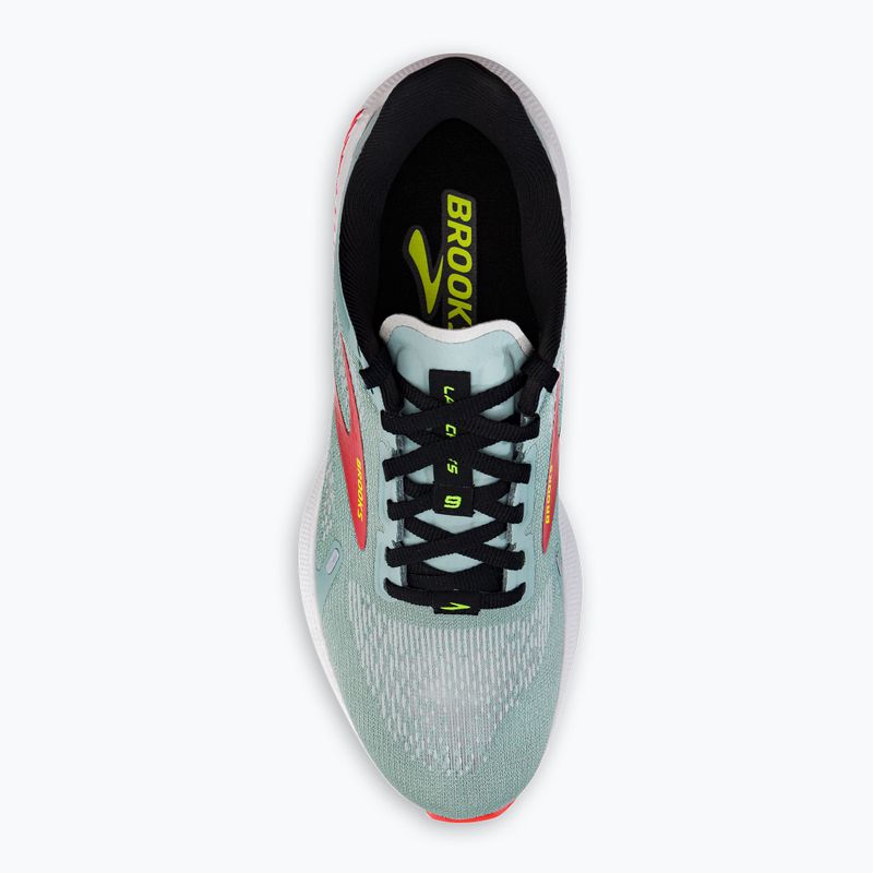 Brooks Launch GTS 9 moterų bėgimo bateliai blue surf/black/cherry tomato 6