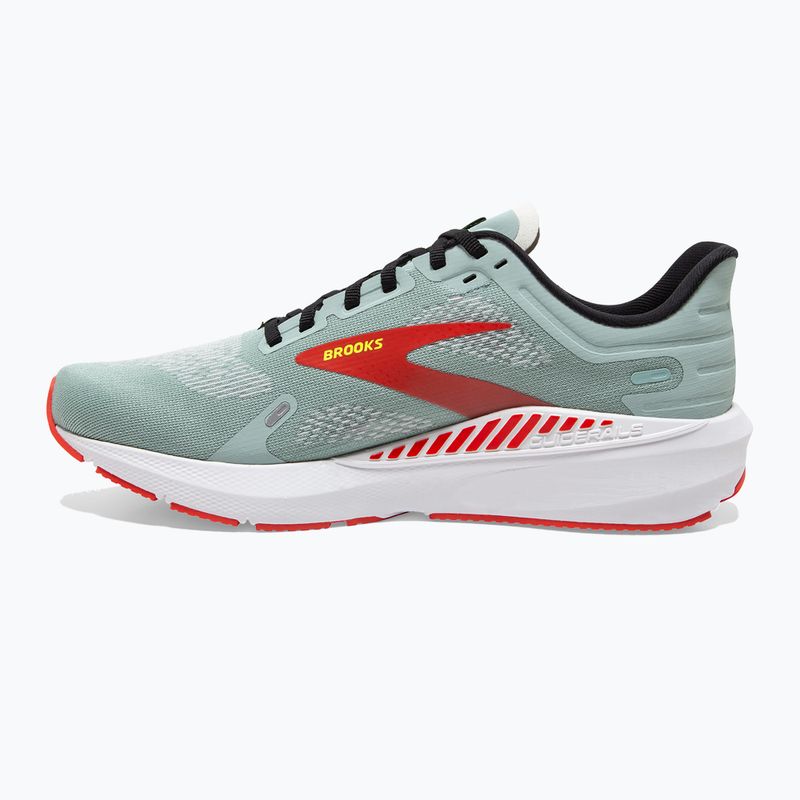 Brooks Launch GTS 9 vyriški bėgimo bateliai blue surf/black/cherry tomato 3
