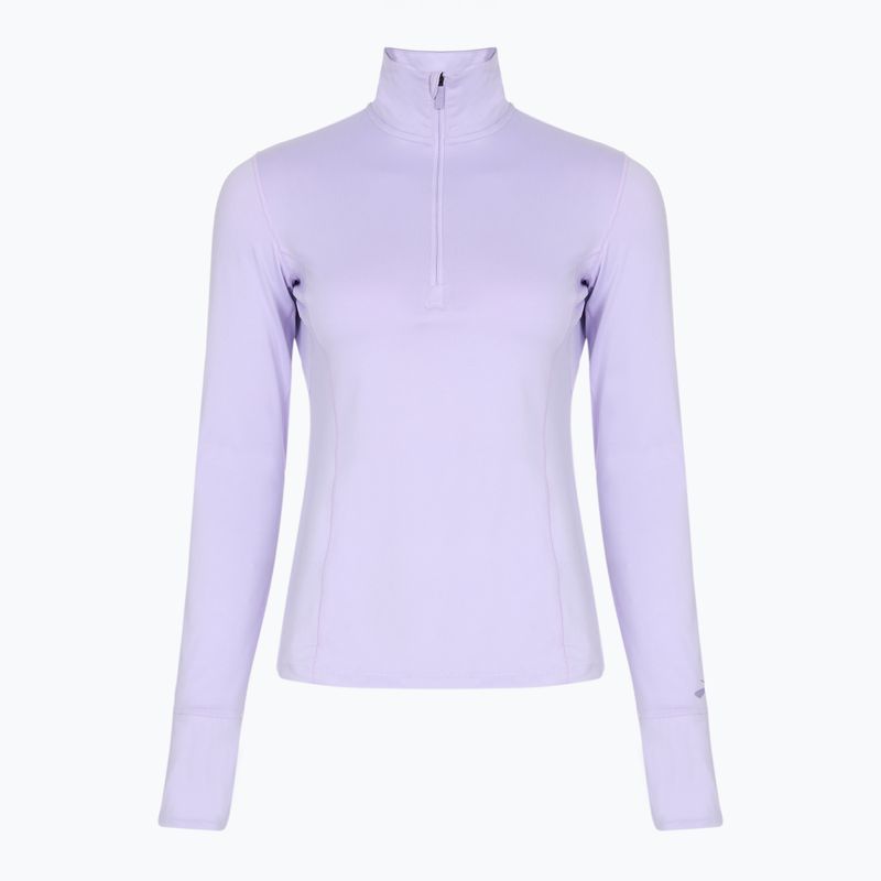 Moteriškas bėgimo džemperis Brooks Dash 1/2 Zip violet dash