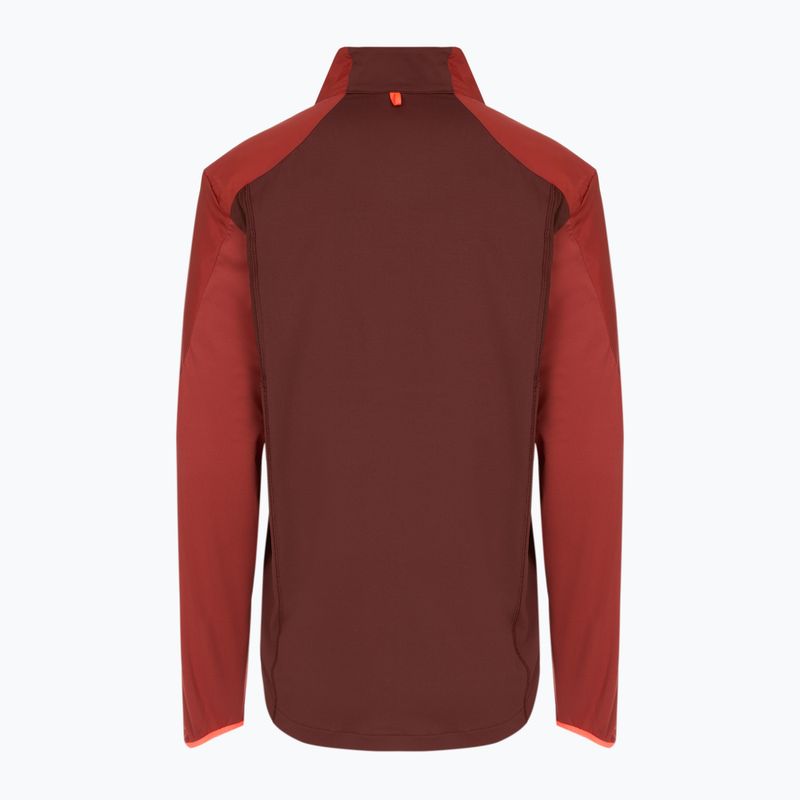 Vyriška bėgimo striukė Brooks Fusion Hybrid copper/run raisin 2