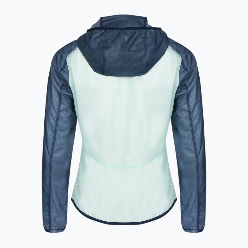 Moteriška bėgimo striukė Brooks All Altitude ice blue multi 2