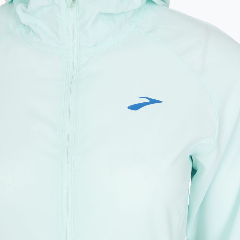 Moteriška bėgimo striukė Brooks Canopy ice blue 3