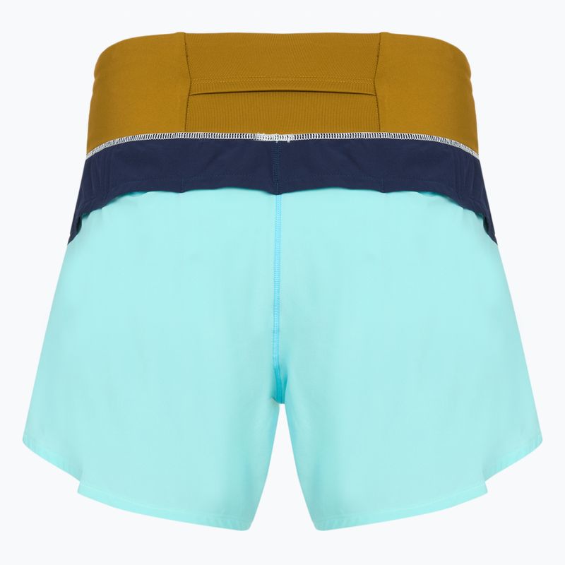 Moteriški bėgimo šortai Brooks Chaser 5" ice blue multi 2