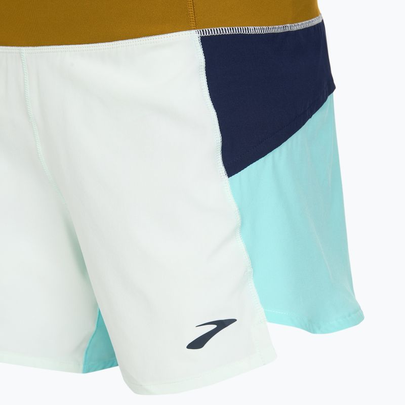 Moteriški bėgimo šortai Brooks Chaser 5" ice blue multi 3