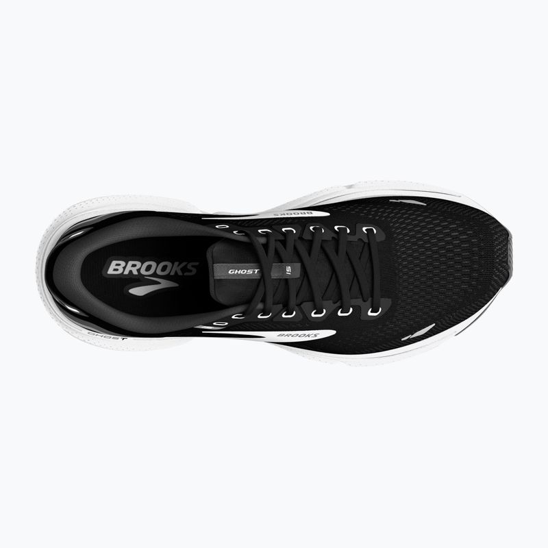 Brooks Ghost 15 vyriški bėgimo bateliai black/blackened pearl/white 13
