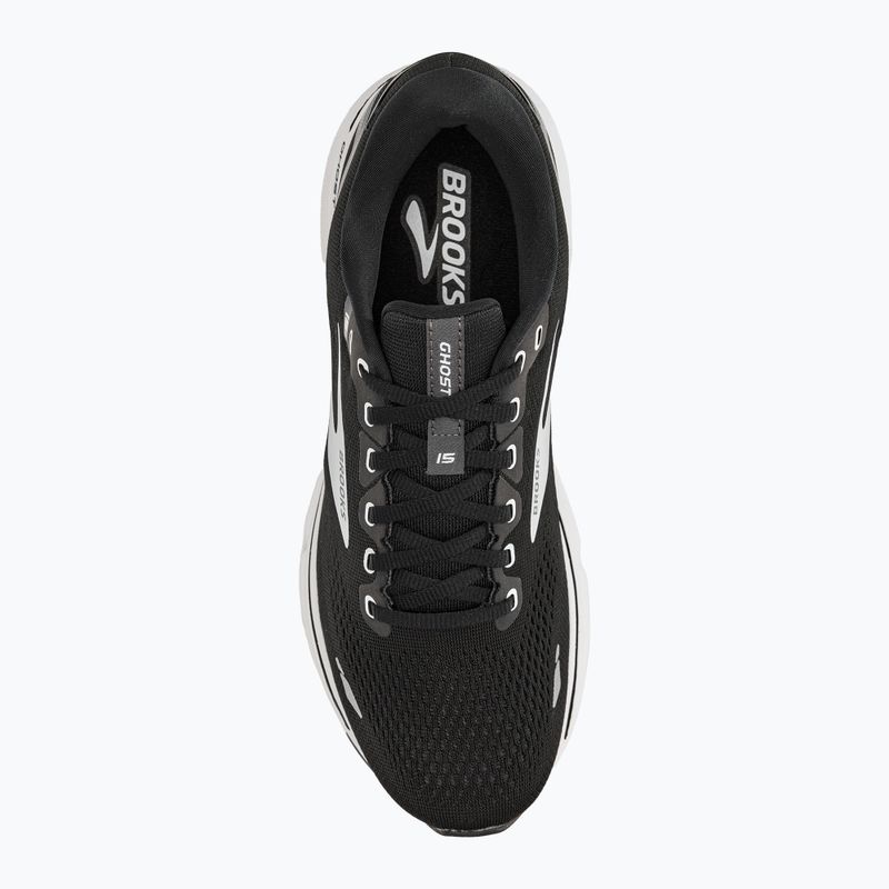 Brooks Ghost 15 vyriški bėgimo bateliai black/blackened pearl/white 6