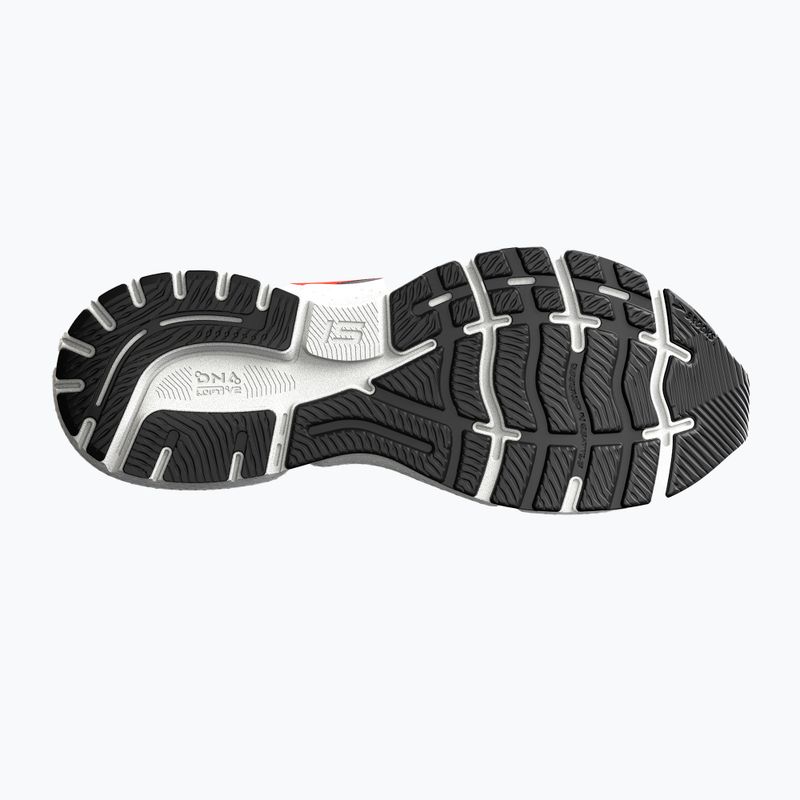 Brooks Ghost 15 vyriški bėgimo bateliai ebony/black/spicy orange 14
