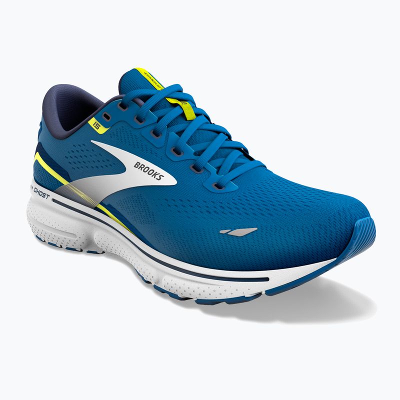 Brooks Ghost 15 vyriški bėgimo bateliai blue/nightlife/white 11