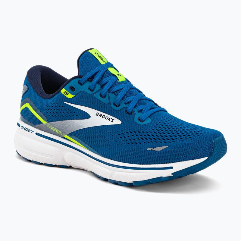Brooks Ghost 15 vyriški bėgimo bateliai blue/nightlife/white