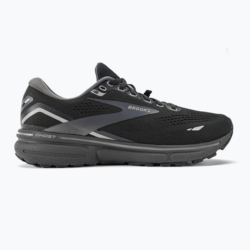 Brooks Ghost 15 GTX vyriški bėgimo bateliai black/blackened pearl/alloy 2