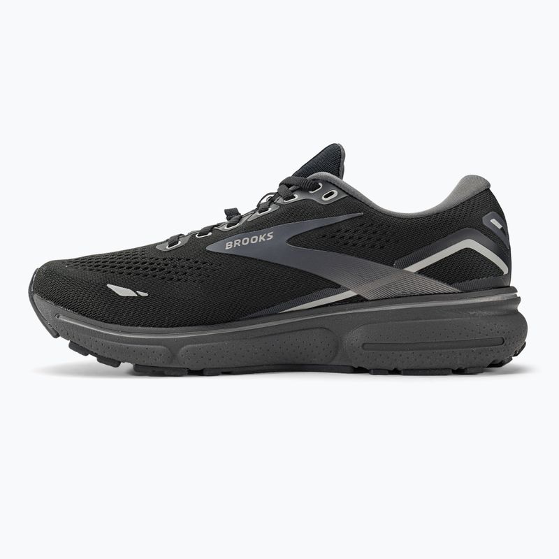 Brooks Ghost 15 GTX vyriški bėgimo bateliai black/blackened pearl/alloy 10