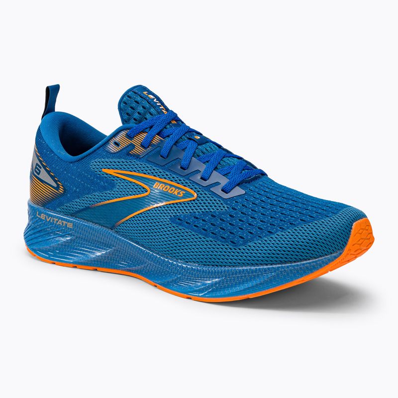 Brooks Levitate 6 classic blue/orange vyriški bėgimo bateliai