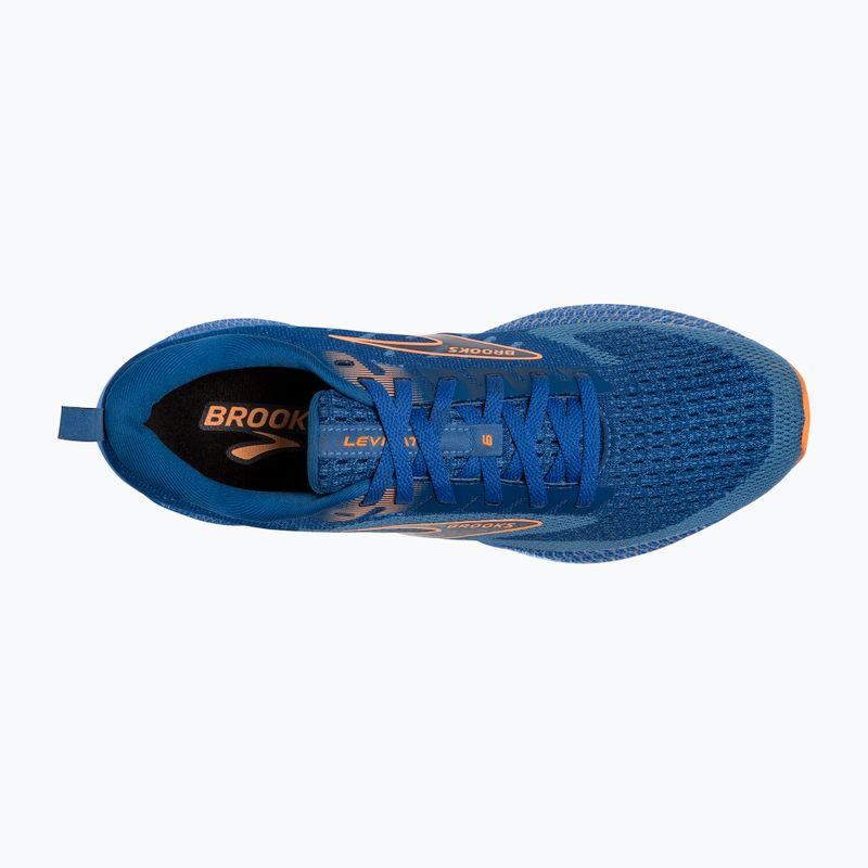 Brooks Levitate GTS 6 classic blue/orange vyriški bėgimo bateliai 12