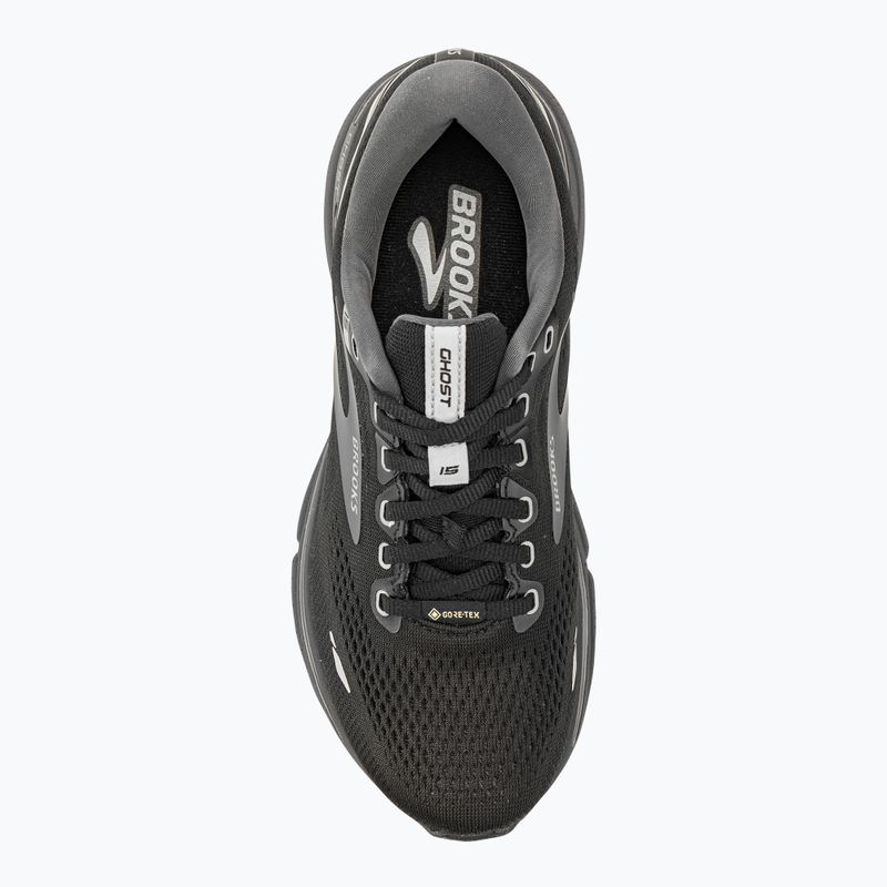 Brooks Ghost 15 GTX moteriški bėgimo bateliai black/blackened pearl/alloy 6