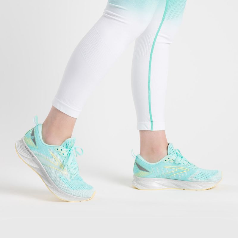Brooks Levitate 6 moteriški bėgimo bateliai aruba blue/yellow 2