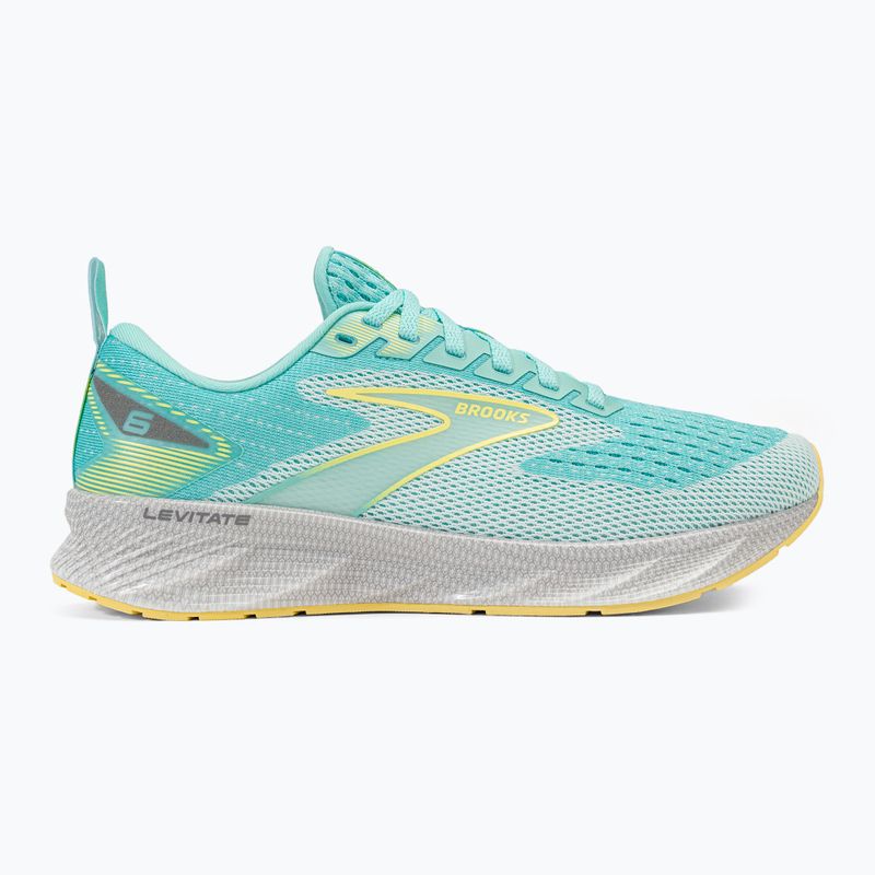 Brooks Levitate 6 moteriški bėgimo bateliai aruba blue/yellow 4