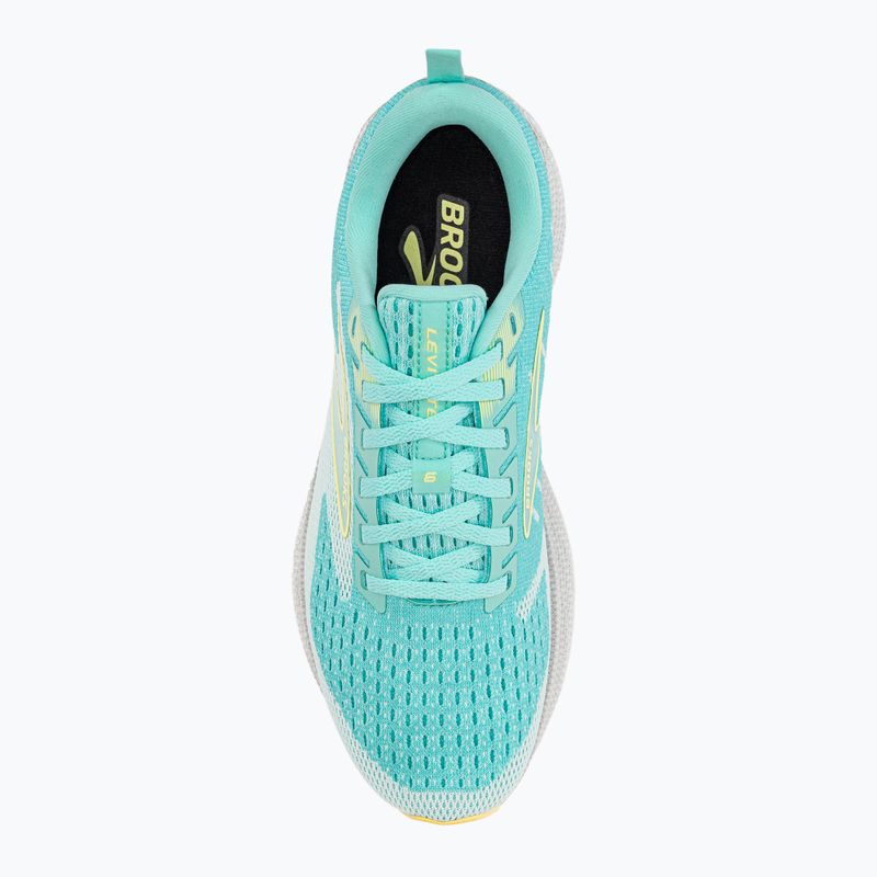 Brooks Levitate 6 moteriški bėgimo bateliai aruba blue/yellow 8