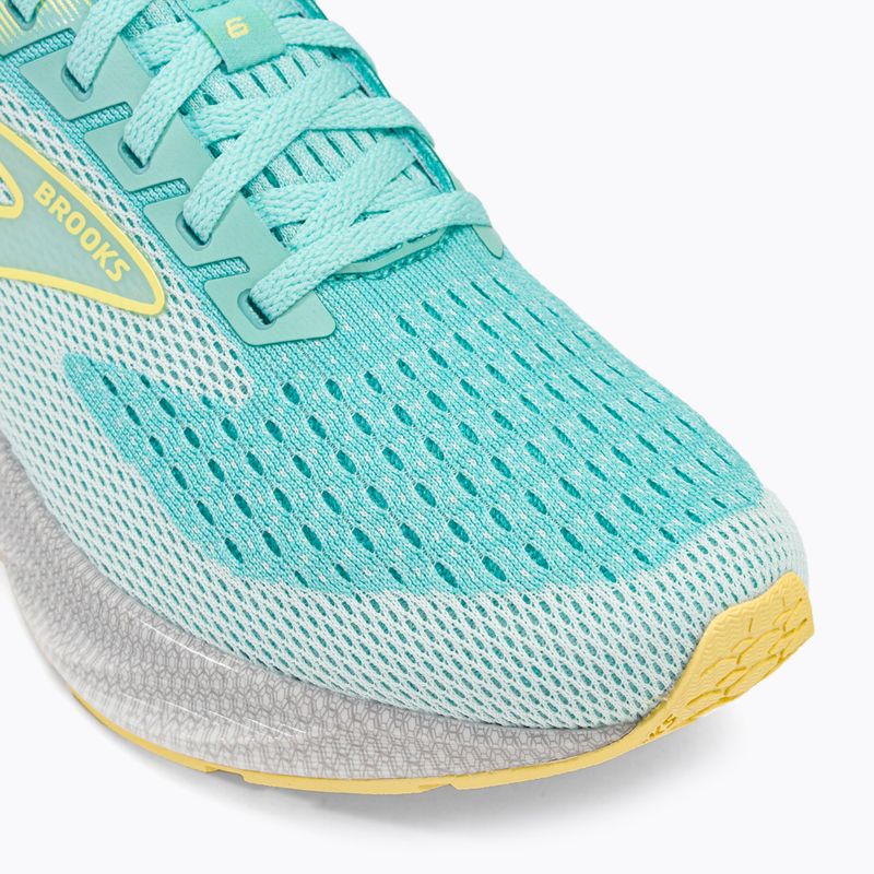 Brooks Levitate 6 moteriški bėgimo bateliai aruba blue/yellow 9