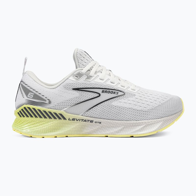 Moteriški bėgimo bateliai Brooks Levitate GTS 6 white/oyster/yellow 4