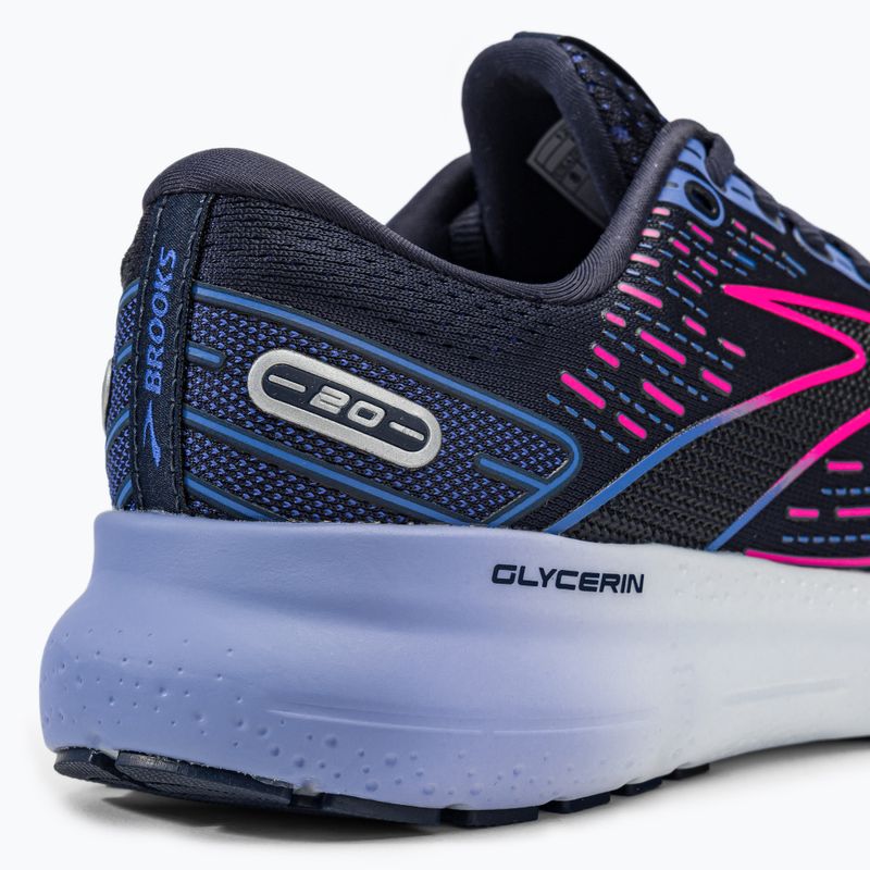 Brooks Glycerin 20 moteriški bėgimo bateliai Peacoat/blue/pink 11