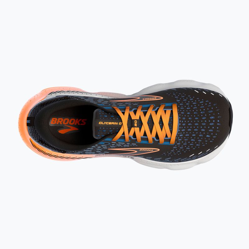 Vyriški bėgimo bateliai Brooks Glycerin GTS 20 black/classic blue/orange 14