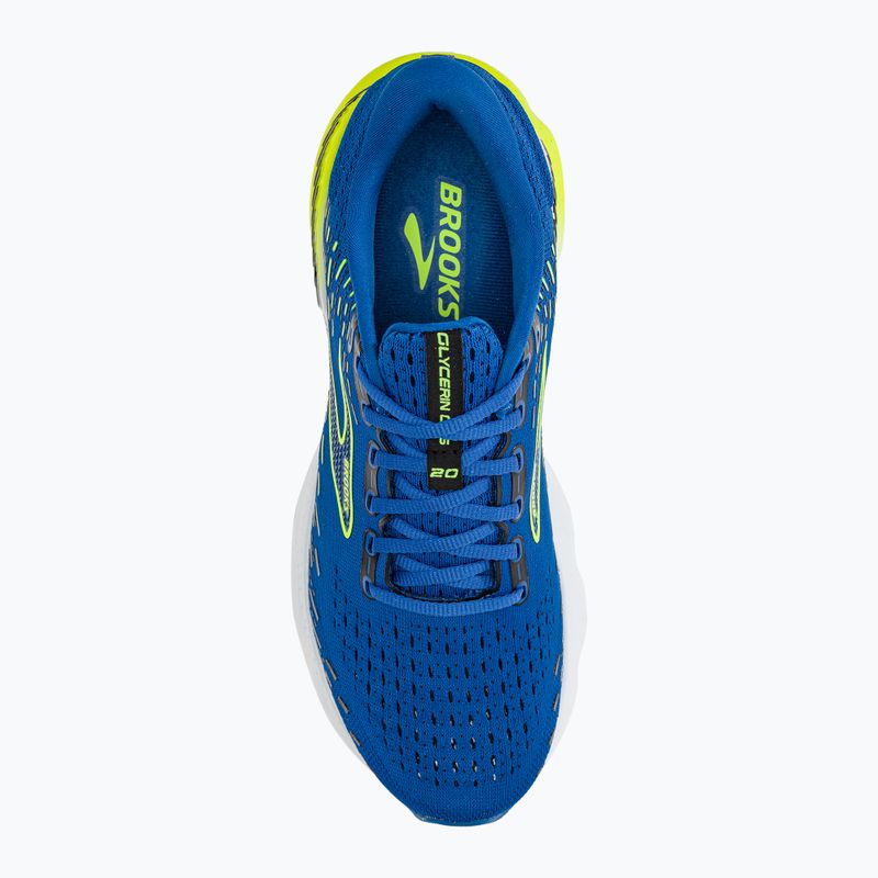 Vyriški bėgimo bateliai Brooks Glycerin GTS 20 blue/nightlife/white 6