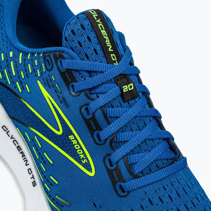 Vyriški bėgimo bateliai Brooks Glycerin GTS 20 blue/nightlife/white 8