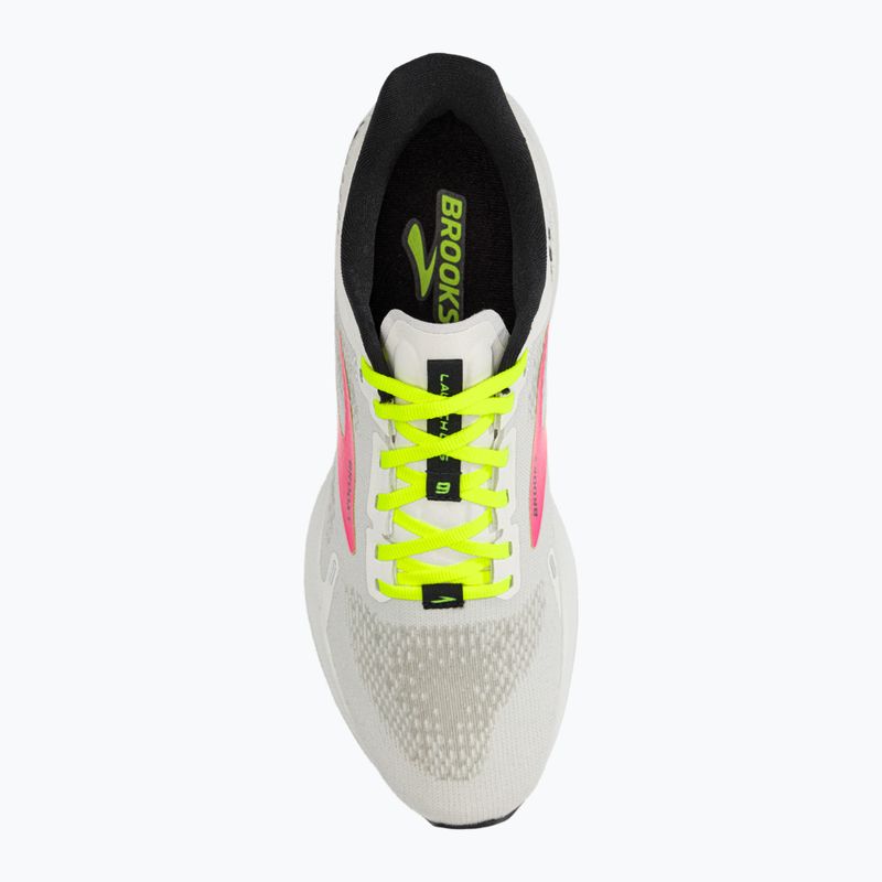 Brooks Launch GTS 9 white/pink/nightlife vyriški bėgimo bateliai 7