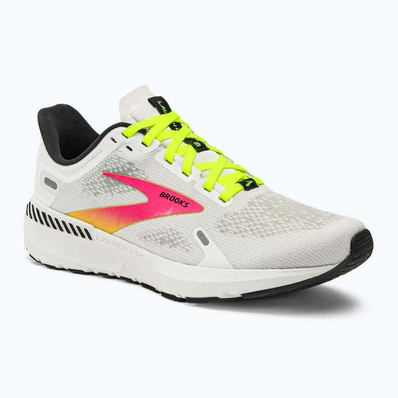 Moteriški bėgimo bateliai Brooks Launch GTS 9 white/pink/nightlife