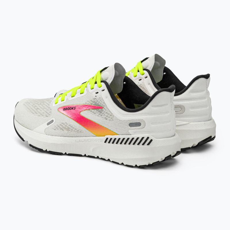 Moteriški bėgimo bateliai Brooks Launch GTS 9 white/pink/nightlife 3
