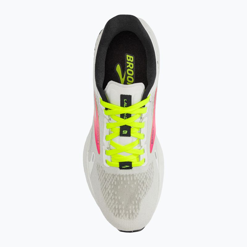 Moteriški bėgimo bateliai Brooks Launch GTS 9 white/pink/nightlife 6