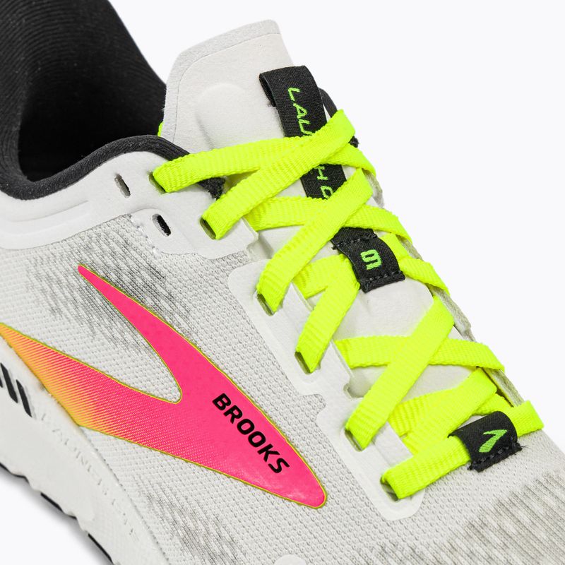 Moteriški bėgimo bateliai Brooks Launch GTS 9 white/pink/nightlife 8