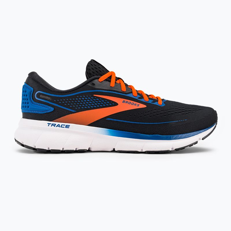 Brooks Trace 2 vyrų bėgimo bateliai juoda/klasikinė mėlyna/orange 2