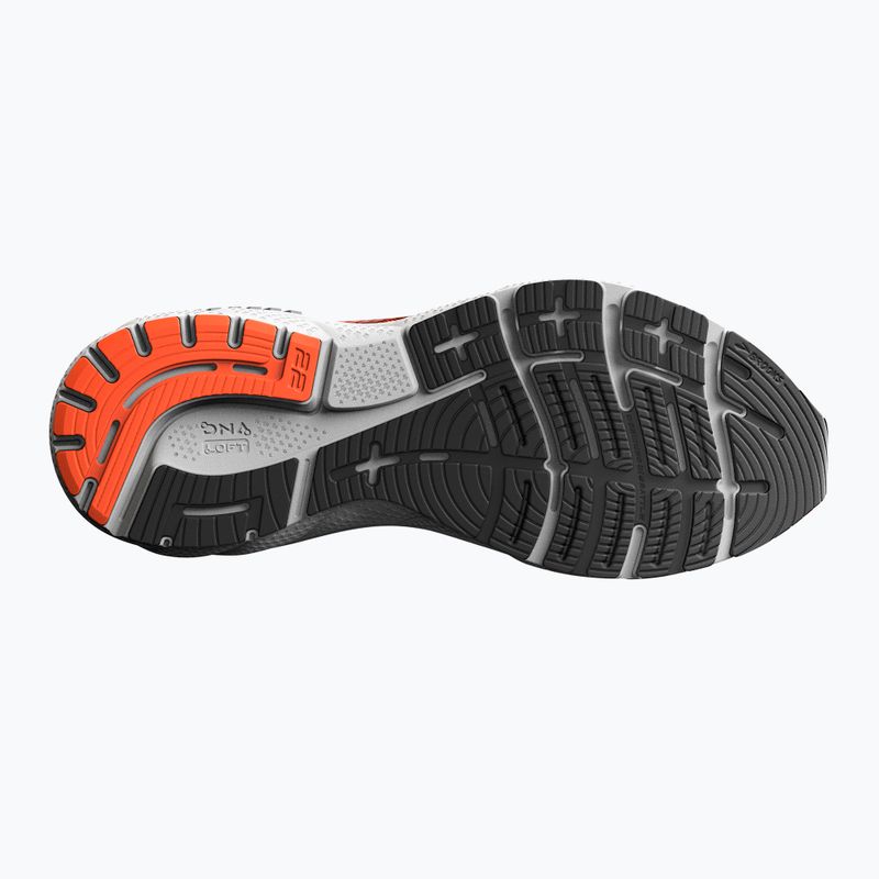 Brooks Adrenaline GTS 22 orange/black/white vyriški bėgimo bateliai 14