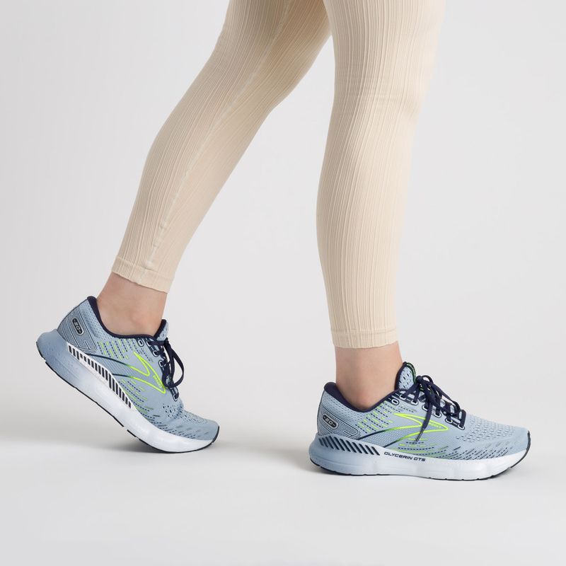 Moteriški bėgimo bateliai Brooks Glycerin GTS 20 light blue/peacoat/nightlife 4
