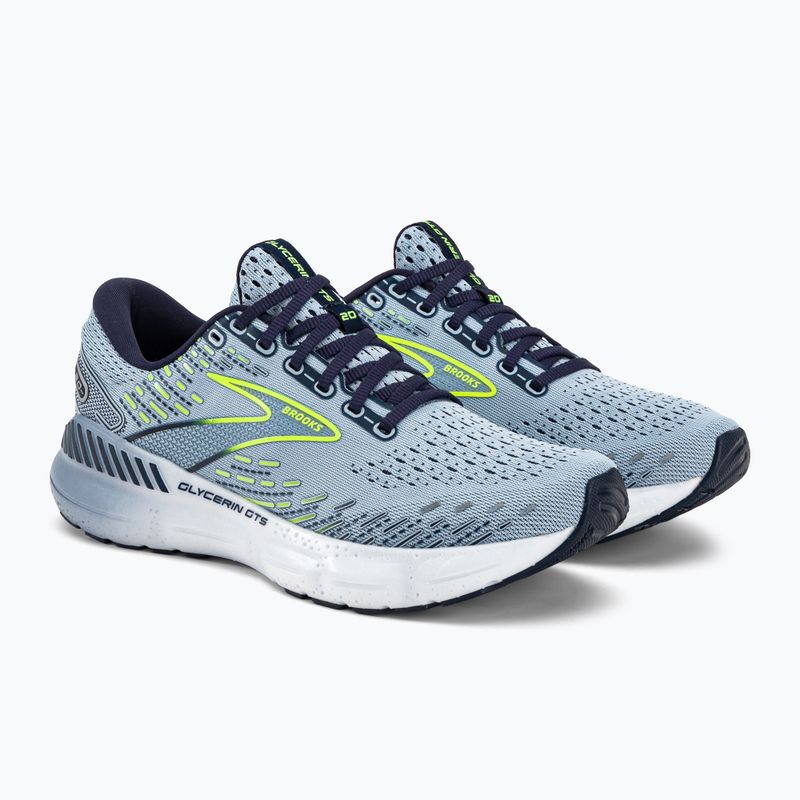 Moteriški bėgimo bateliai Brooks Glycerin GTS 20 light blue/peacoat/nightlife 7