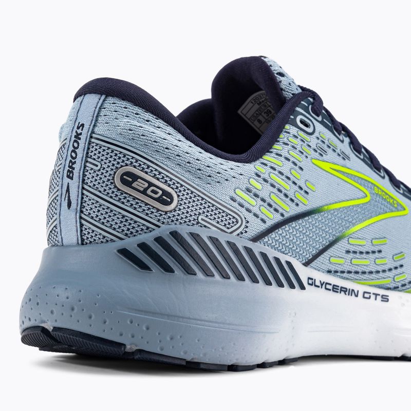 Moteriški bėgimo bateliai Brooks Glycerin GTS 20 light blue/peacoat/nightlife 12