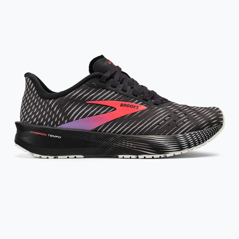 Brooks Hyperion Tempo moteriški bėgimo bateliai juoda/koralinė/violetinė 2