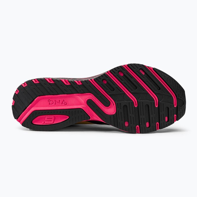 Brooks Launch 9 vyrų bėgimo bateliai juoda/rožinė/geltona 6