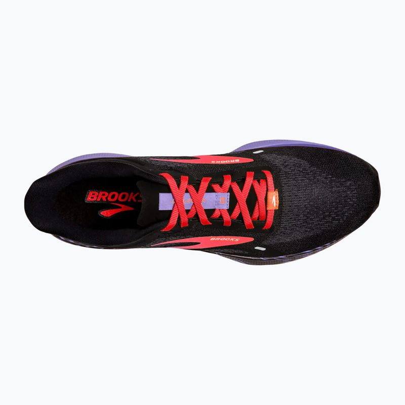 Moteriški bėgimo bateliai Brooks Launch 9 black/coral/purple 14