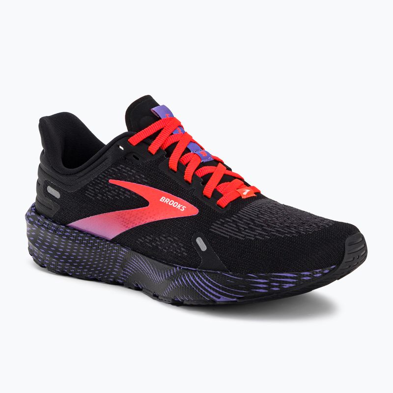 Moteriški bėgimo bateliai Brooks Launch 9 black/coral/purple