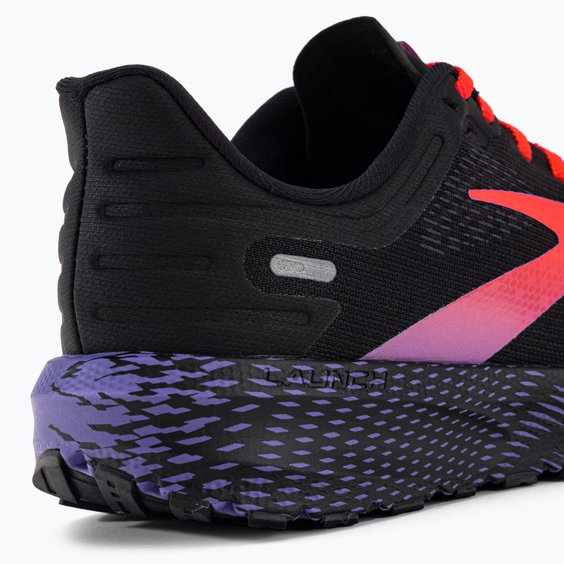 Moteriški bėgimo bateliai Brooks Launch 9 black/coral/purple 9