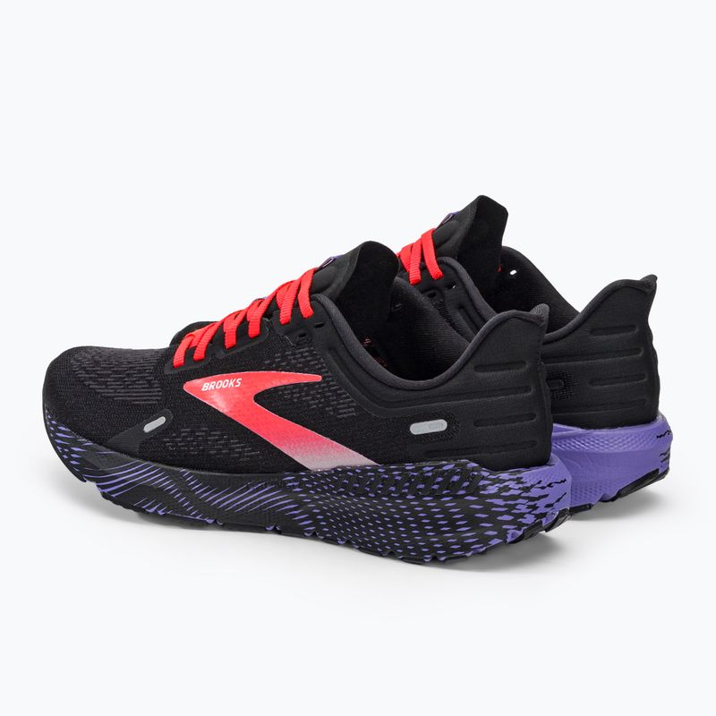 Moteriški bėgimo bateliai Brooks Launch GTS 9 black/coral/purple 3