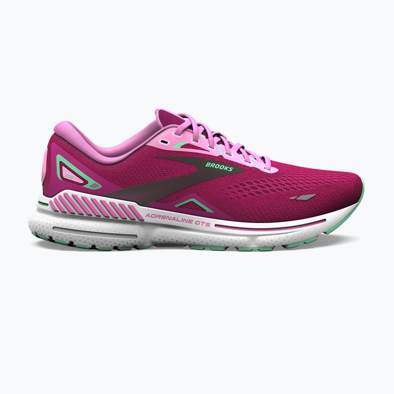Moteriški bėgimo bateliai Brooks Adrenaline GTS 23 pink/festival fuchsia/black 12