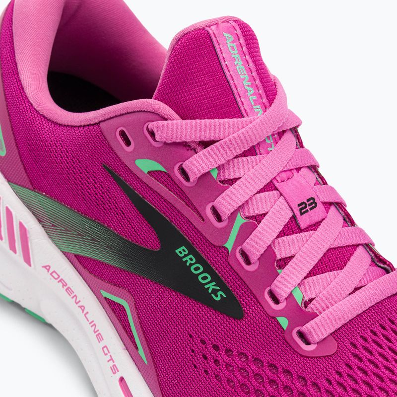Moteriški bėgimo bateliai Brooks Adrenaline GTS 23 pink/festival fuchsia/black 8