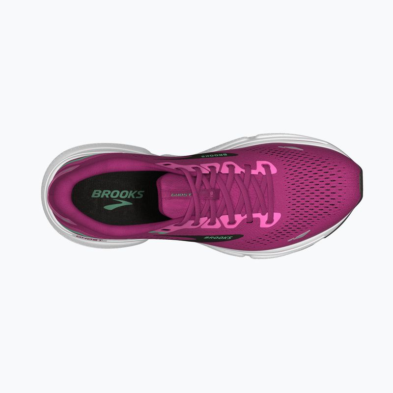 Brooks Ghost 15 moteriški bėgimo bateliai pink/festival fuchsia/black 15